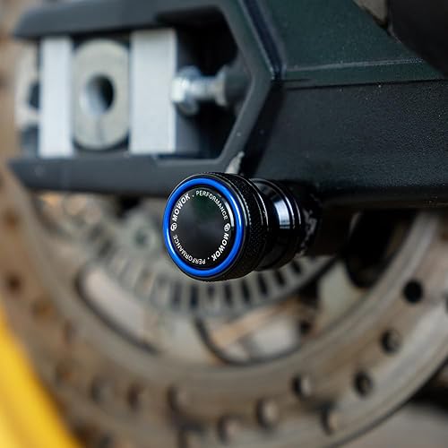 Vista 18 de MOWOK Se adapta a 150NK 250NK 250SR 400NK 650NK 400GT 650TR-G 650MT 800MT Accesorios Motocicleta M10 Basculante Carretes Slider Stand (negro)