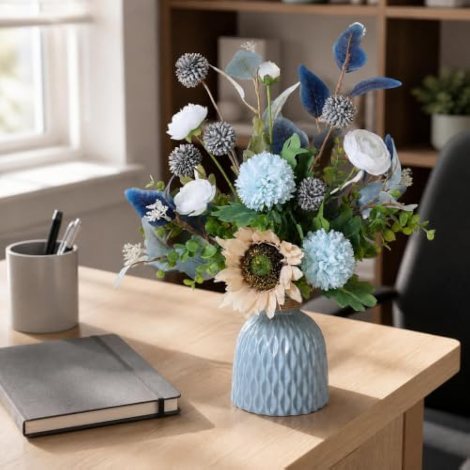 Artificial Flower Arrangement with Pot