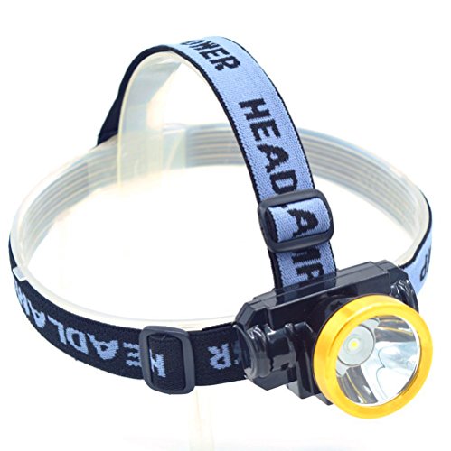 ?Ambertech?Mini LED Hella phares lampe de poche LED rechargeable lampe de poche pour l'exploitation minière, la randonnée, la course, la randonnée, le camping, la pêche (Clignotant zone 50M)