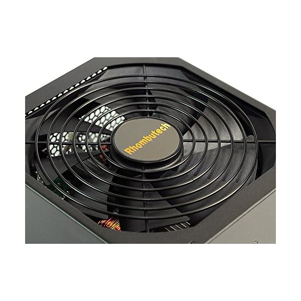 Rhombutech® 1000 Watt ATX Netzteil - Gaming - Saving Power - Kabelmanagement - Aktiv PFC - 140mm kugelgelagerter Lüfter - ! Hinweis: Dieses Netzteil ist Nicht für Bitcoin-Miner geeignet ! – Bild 8