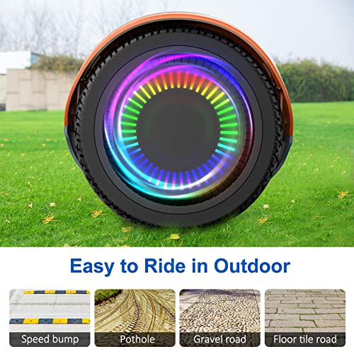 Flying-Ant Hoverboard, 6.5 Inch Self Balancing Hoverboards With Bluetooth And Led Lights, Hover Board For Kids Teenagers #TOP5