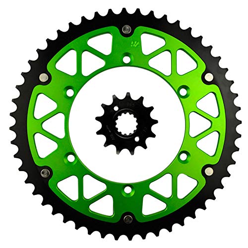 ろで Amazon.com: AHL Front & Rear Sprocket Kit for Kawasaki 250