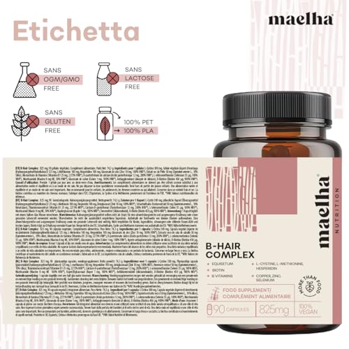 Maelha Nutrition B-Hair Complex 90 Capsule - 5
