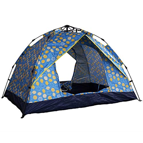 Tente camping automatique étanche pop up 3-4 places haute protection