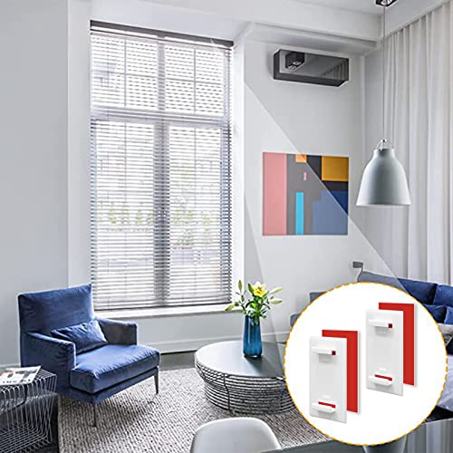 4 supporti adesivi corti per tenda a rullo, doppia...