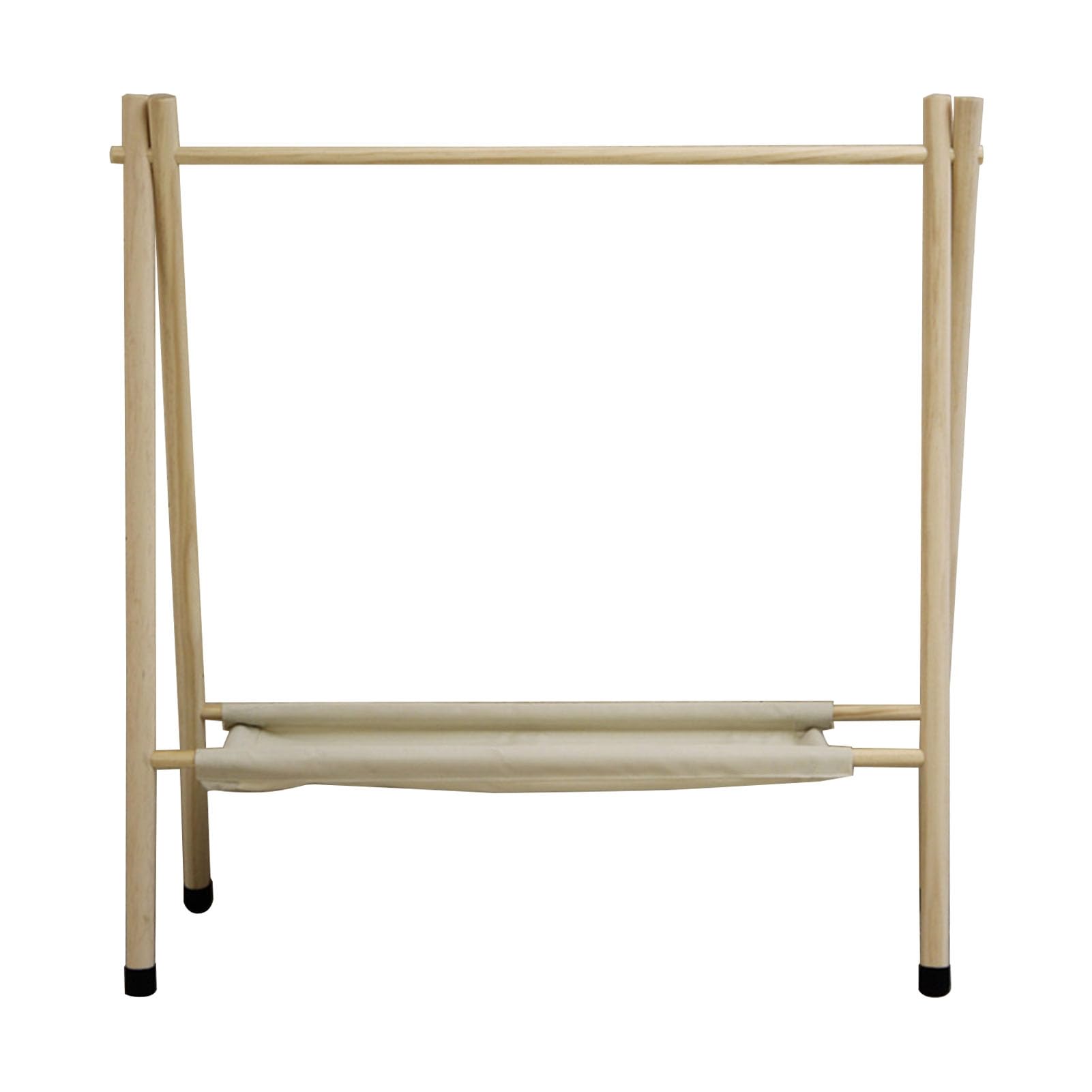 Estantería de camping plegable, estructura estable, estante portátil de metal de madera con ganchos, adecuado para camping, viajes, camping con ganchos