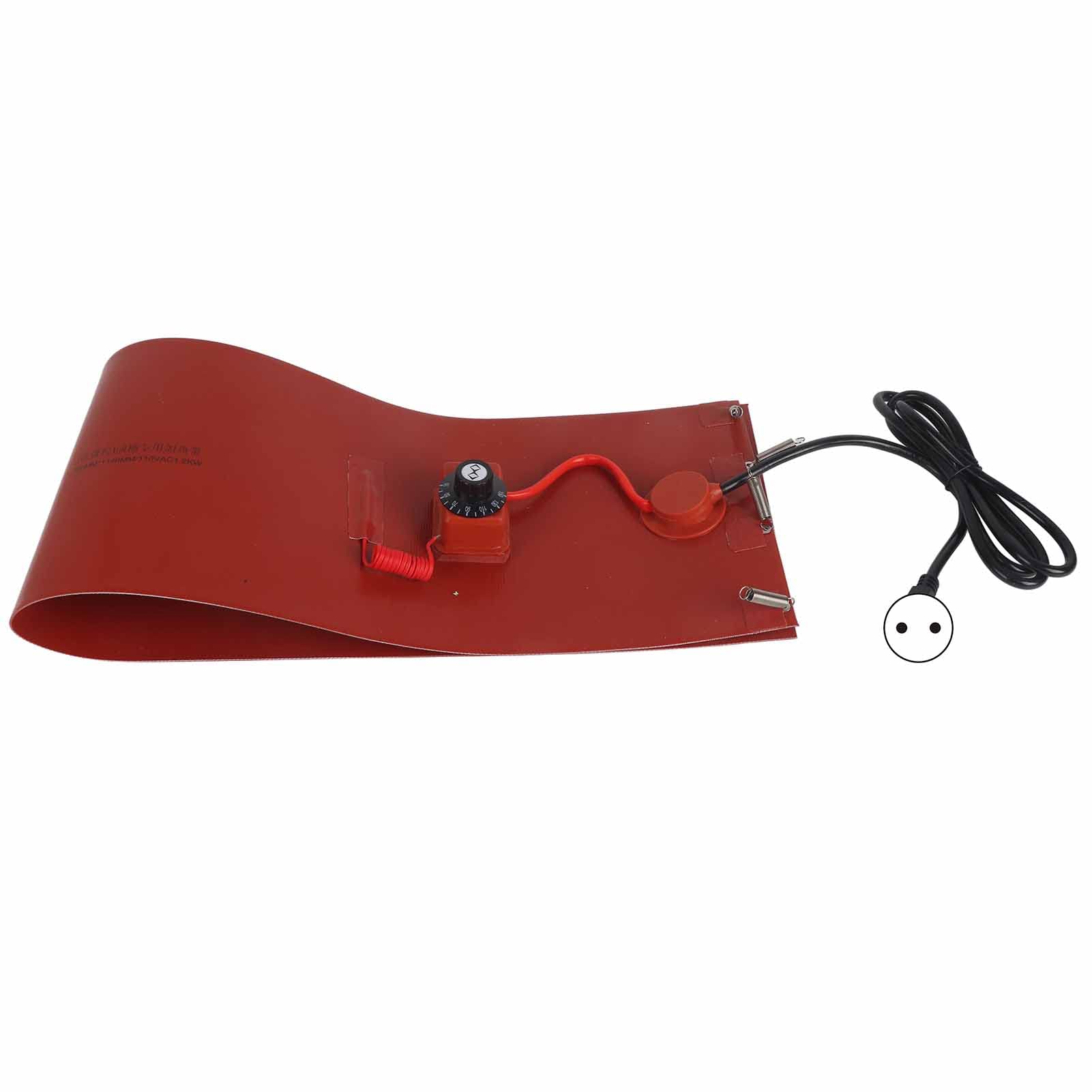 Cuscinetto di Riscaldamento Al Silicone a Tamburo 1200 w 60 Litri con Riscaldatore Elettrico Regolato a Molla Elastica, Accessorio Multifunzionale per Uso Domestico (Plug 220v)