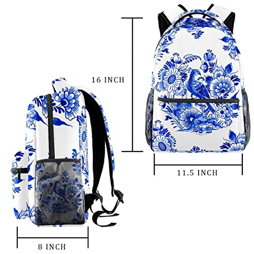 Sac à dos de voyage ergonomique anti-encombrement à fleurs - 2