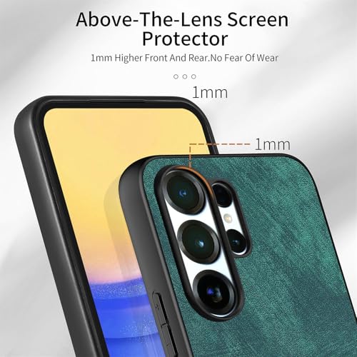 Coque Samsung S26 Plus en cuir violet mat : le minimalisme élégant et chic