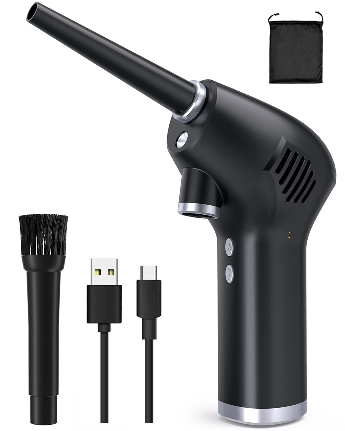 Buy CompressedairDuster, 45000 RPM Electric Air Duster, 15000mAh Rechargeable Cordless Air