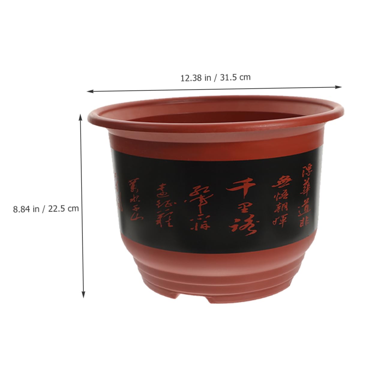 2pièces Pots à Orchidées Plastique Jardinière pour Plantes Succulentes Et Cactus Drainage Couleur Brique pour Intérieur Et Extérieur