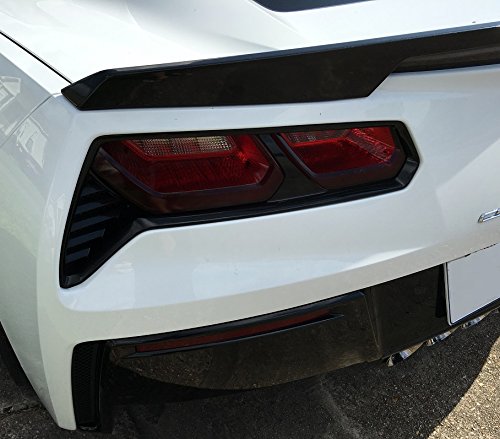 Precut Vinyl Tint Overlays for 2014-2017 Chevy Corvette C7 Taillights (20% Dark Smoke)