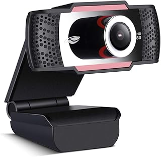 WebCam C3Tech WB-100BK Full HD 1080P Preto - Com microfone embutido com Redução de Ruído Foco de 50mm Taxas de quadro até 30FPS Sensor CMOS Driver Plug in Play
