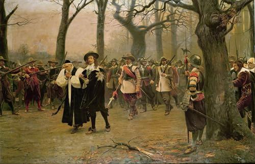 Pintura lienzo Carlo I de Ernest Crofts para transformar paredes vacias de oficina