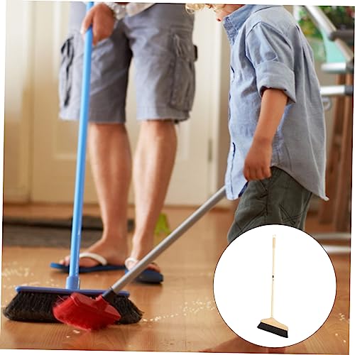 ULTECHNOVO Holzbesen mit Weichen Rosshaarborsten Robuster Bodenbesen für und Außenbereich Langlebiger Haushaltsbesen Antistatisch und Bodenschonend für Badezimmer und – Bild 8