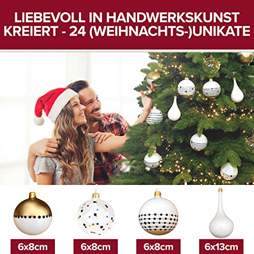 Weihnachtskugeln von Pure Living Interior Design aus Glas