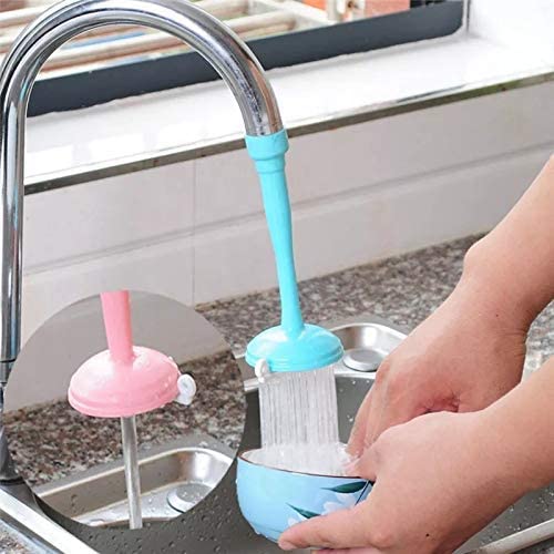 SILENCIO Plastic 2 Mode Adjustable Tap Extender Faucet Saving Water for Kitchen Water Outlet Shower Head, Filter Sprinkler (Multicolour), Unfinished-image-36