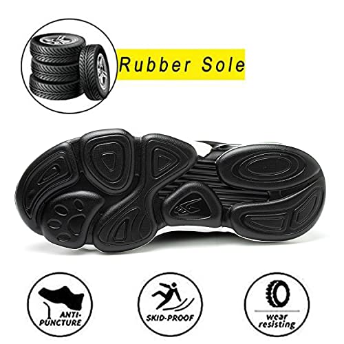 Veiligheidsschoenen Heren Dames Lichtgewicht Werkschoenen s Stalen Neus Schoenen Ademende Beschermende Sneakers 36-48EU - Image 5