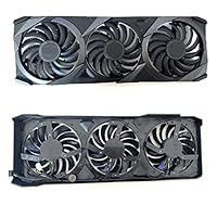 Youngran 87mm. PLD09210B12HH RTX3090 3080 3070 GPU-Fan Kompatibel für. Msi. Geforce. RTX 3090 3080 3060 Ventus 3X OC Grafikkarten-Kühlfans Leisurely (Blade Color : Shell and Fan)