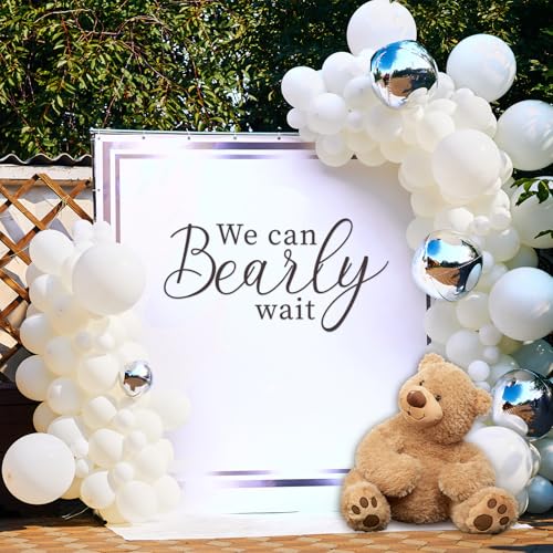 Vinilo decorativo Bearly Wait para Baby Shower miniatura 3