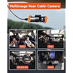 Vantrue N5 4 Channel WiFi 360° All Sides Dash Cam, STARVIS 2, IR Night Vision, 2.7K+1080P*3 Front Rear Inside Dashcam, Voice Control, GPS, 24 Hours Buffered Parking Mode Dash Camera, Support 512GB Max - Image 5