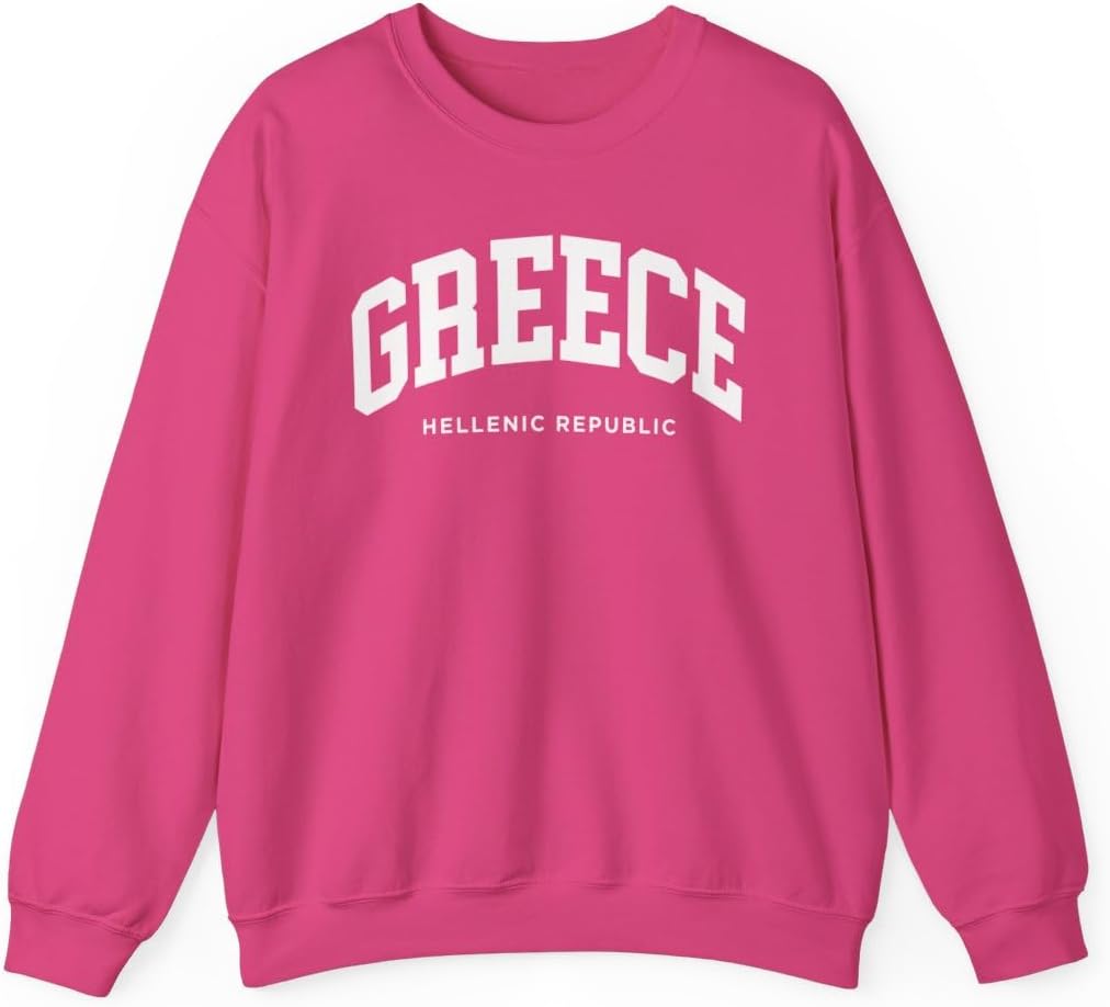 Greece Adult Unisex Crewneck Sweatshirt