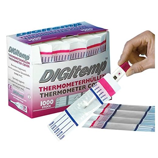 Digitemp H7 11033 Thermometerhülle für gebräuchlichen Digital-Fieberthermometer, ohne Gleitmittel (1000-er Pack)
