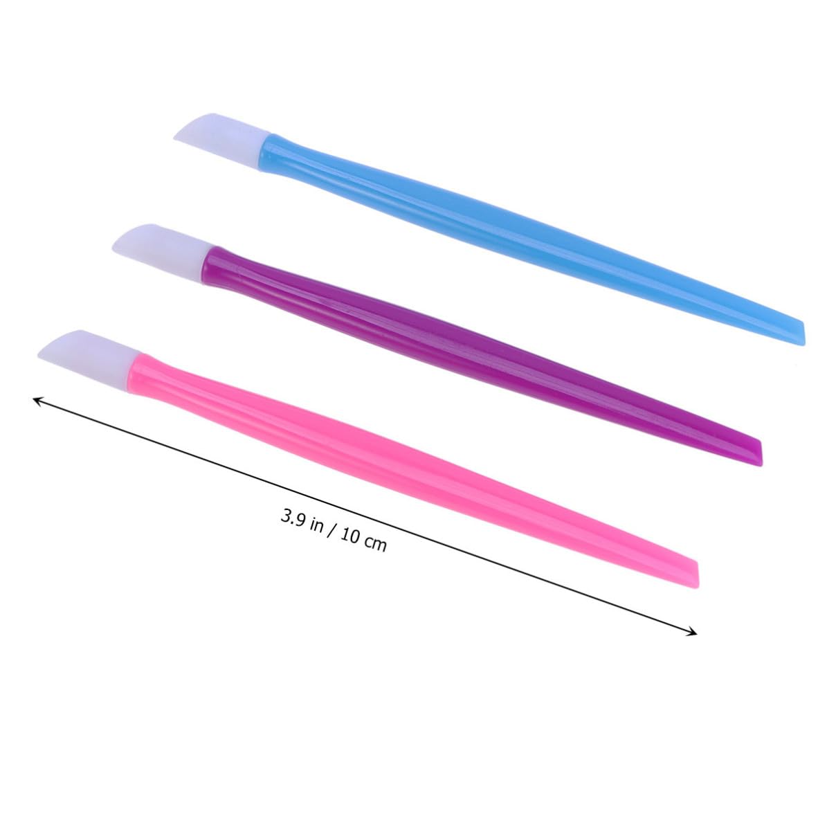 36pcs Plastic Cuticle Pusher Stick Set, Manicure Cleaning Tool