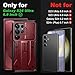 TONGATE for Samsung Galaxy S24 Ultra Case, [with Privacy Screen Protector & Slide Camera Cover] [2 Front Frames] Full-Body Heavy Duty S24 Ultra Phone Case with Stand & Belt Clip Holster, Maroon