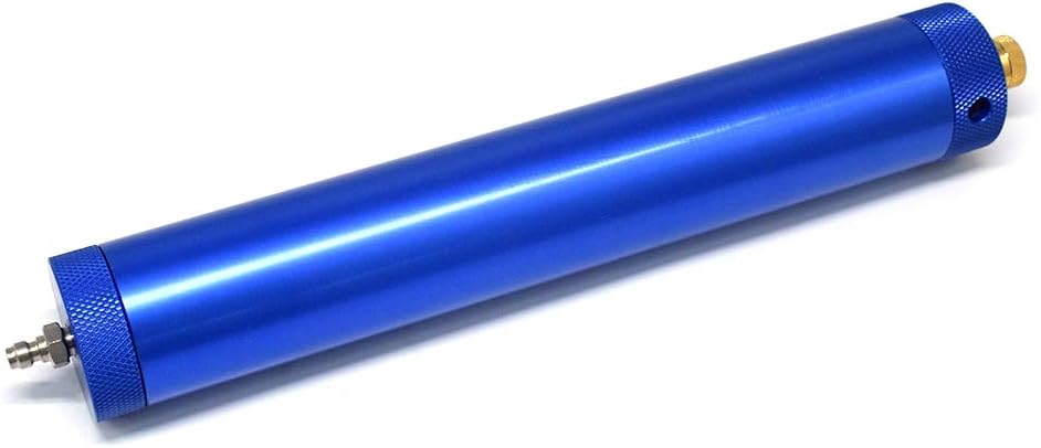 30Mpa Oil Water Separator PCP Air Compressor Pump 4500Psi High Pressure Air Filter Diving Separator L300mm OD50mm with 8mm Female and Male Quick Connector (Blue) - Image 8