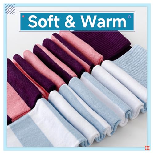Image of Kayhoma Extra Long Cotton Stripe Thigh High Socks Over the Knee High Socks