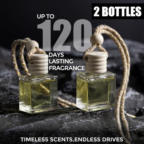 Image of 2- Pack Hotel Romance Car Air Freshener Hanging Long Lasting Scent Essential Oil Diffuser Car Perfume Inspired Fragrances for Men and Women by VUTOLLOSA