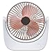 Ventilador de escritorio pequeño con batería recargable de 18650 mAh, ventilador portátil de funcionamiento silencioso, ventilador ajustable de 3 velocidades y giratorio de 120 °, mini ventilador pers