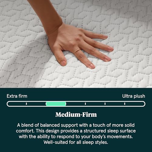 Image of Tuft & Needle - Original Medium 10 inch Gel Foam Queen Mattress - Adaptive Foam, Pressure Relief, Supportive, Cooling, CertiPUR-US, 100-Night Trial, and 10 Year Limited Warranty