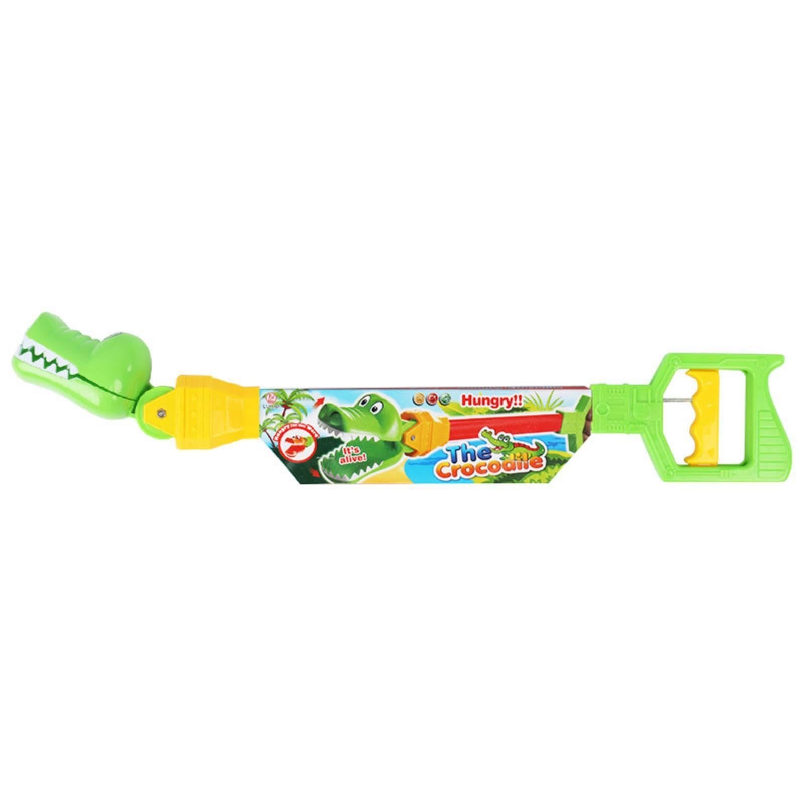 Crocodile Grabber Toy Hand-Held Crocodile Grabber Reacher for Kids, Young Children, Pretend Play, Playroom Green Long Crocodile-image-31