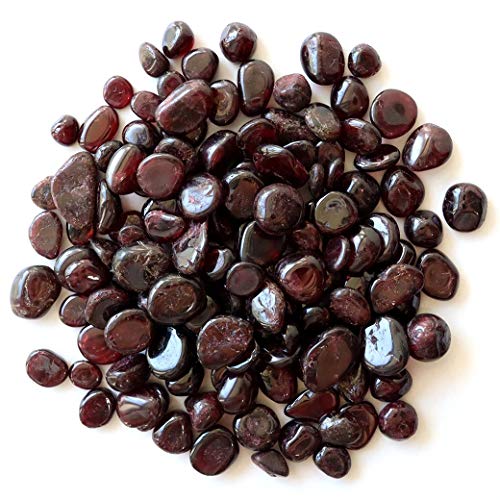 [GOLD STONE] ガーネット 柘榴石 さざれ 100g サイズ中 丸みを帯びた形状 天然石 パワーストーン