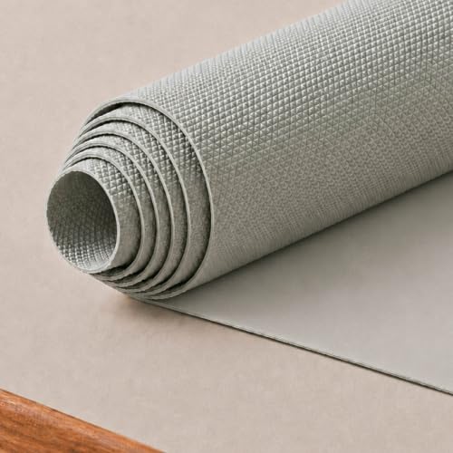 Image of Homestrap Washable Anti-Slip Shelf Liner (45cm X 5m)| Multipurpose Kitchen Drawer Mat for Fridge, Table, Cupboards, and Shelves | Waterproof and Easy to Clean in Ivory