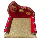 medion gopal p5430 halterung 1 Stück Laddu Gopal Asan Krishna Ladoo Gopal Laddu Bal Gopal Kleiner Sinhasan für Pooja Mandir Krishna Sofa Asan (15,2 cm)