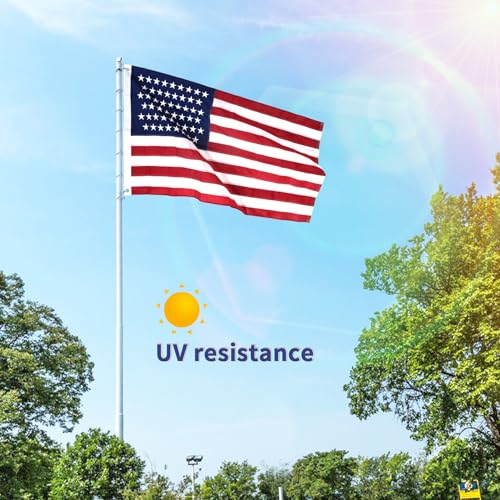 image for irbrisu Sturdy American Flag 3x5 Ft Outdoor Heavy Duty,100% Made in US