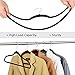 Yaheetech 100 Pack Non Slip Velvet Hangers Heavy Duty Flocked Coat Suit Hangers Space Saving Clothes Racks with 360° Swivel Hook, Black