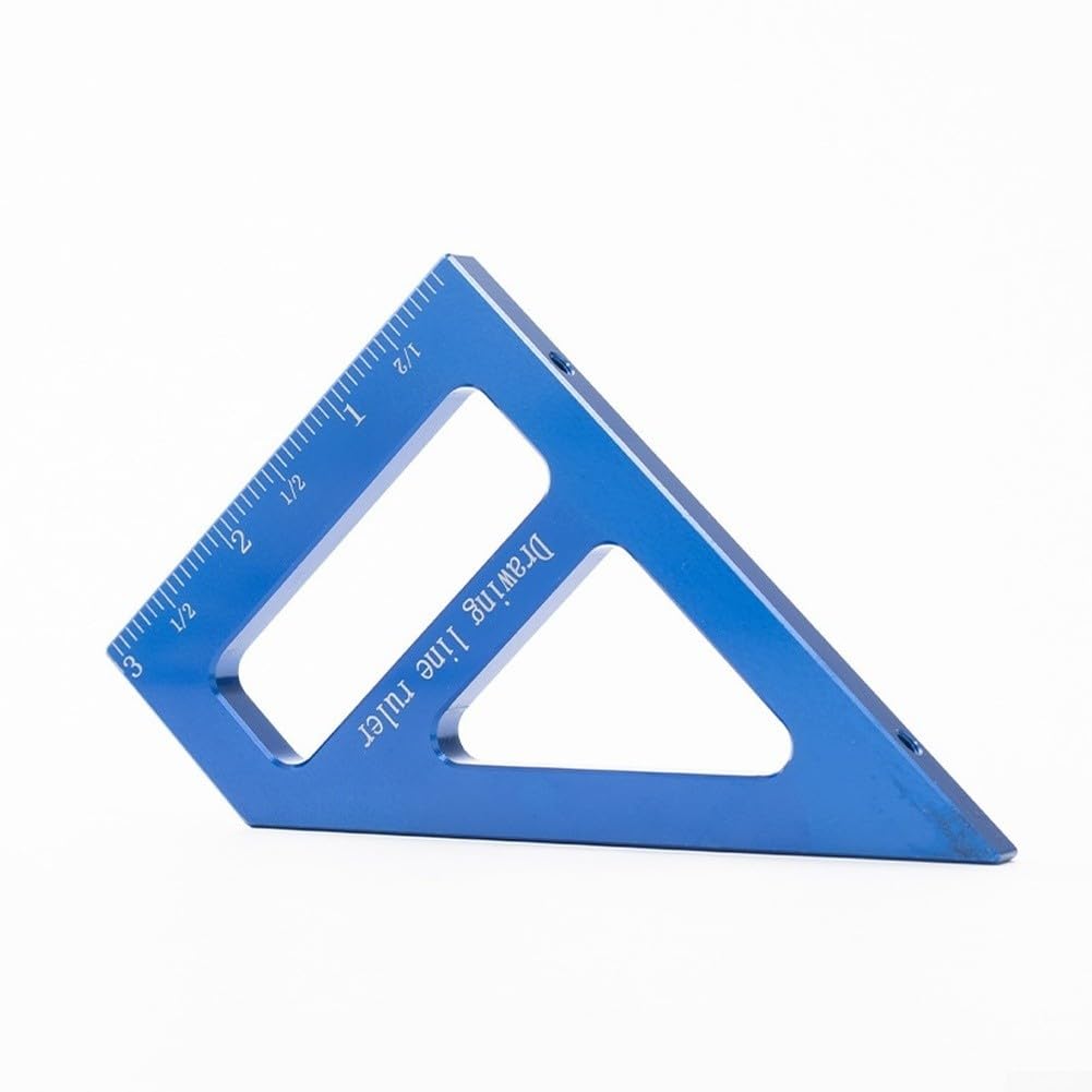 para herramienta para marcado Madera Aluminio Ángulo 90 y 45 Grados(Red)