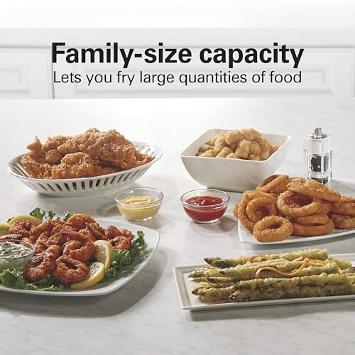 Hamilton Beach 3 Liter Family Style Electric Deep Fryer With Basket - image 2