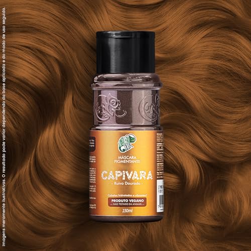 Kamaleão Color – Máscara Pigmentante Semi-Permanente, Capivara - Cores Vibrantes e Hidratação Intens