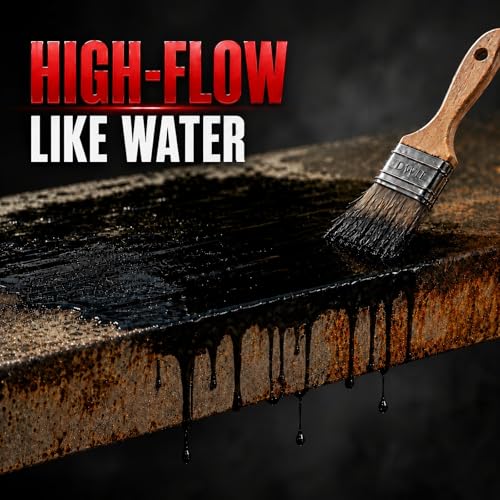 Image of DWIL Rust Converter and Metal Primer 𝟮 𝗶𝗻 𝟭, High-Flow Water-Based Rust Reformer for Metal, Low Odor Anti-Rust Coating for Car Chassis, Truck Frame, Fence, Railing, Tools and Equipment, 32 oz