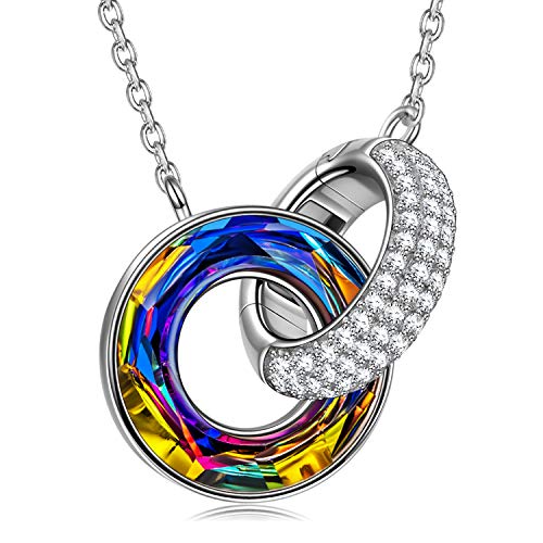 Kate Lynn Femme Collier Femme Argent Bijoux Femme Pendantif Bijoux Pas Cher Femme Swarovski Collier Swarovski Femme idee Petit Bijoux Femme Anniversaire