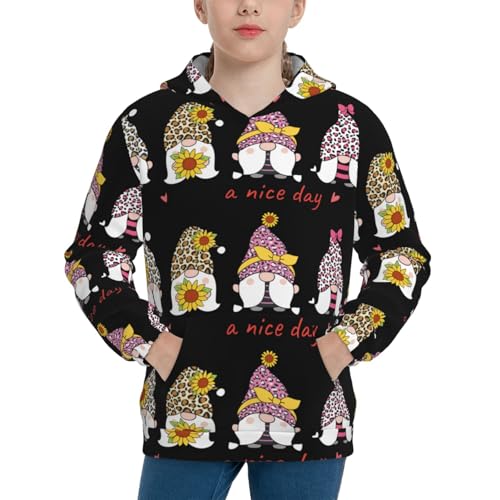 Have a Nice Day Kid Hoodies Boys Sweatshirts Girls Pullover with Pocket