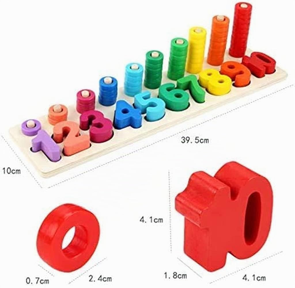 Jeux éducatif - Jeux Montessori - Puzzle en Bois - Apprentissage des