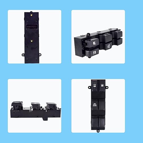 Miniatura 7 de Interruptor maestro de elevalunas eléctrico delantero izquierdo lado del conductor se adapta a 2011 2012 2013 Kia Soul reemplaza 93570-2K010WK