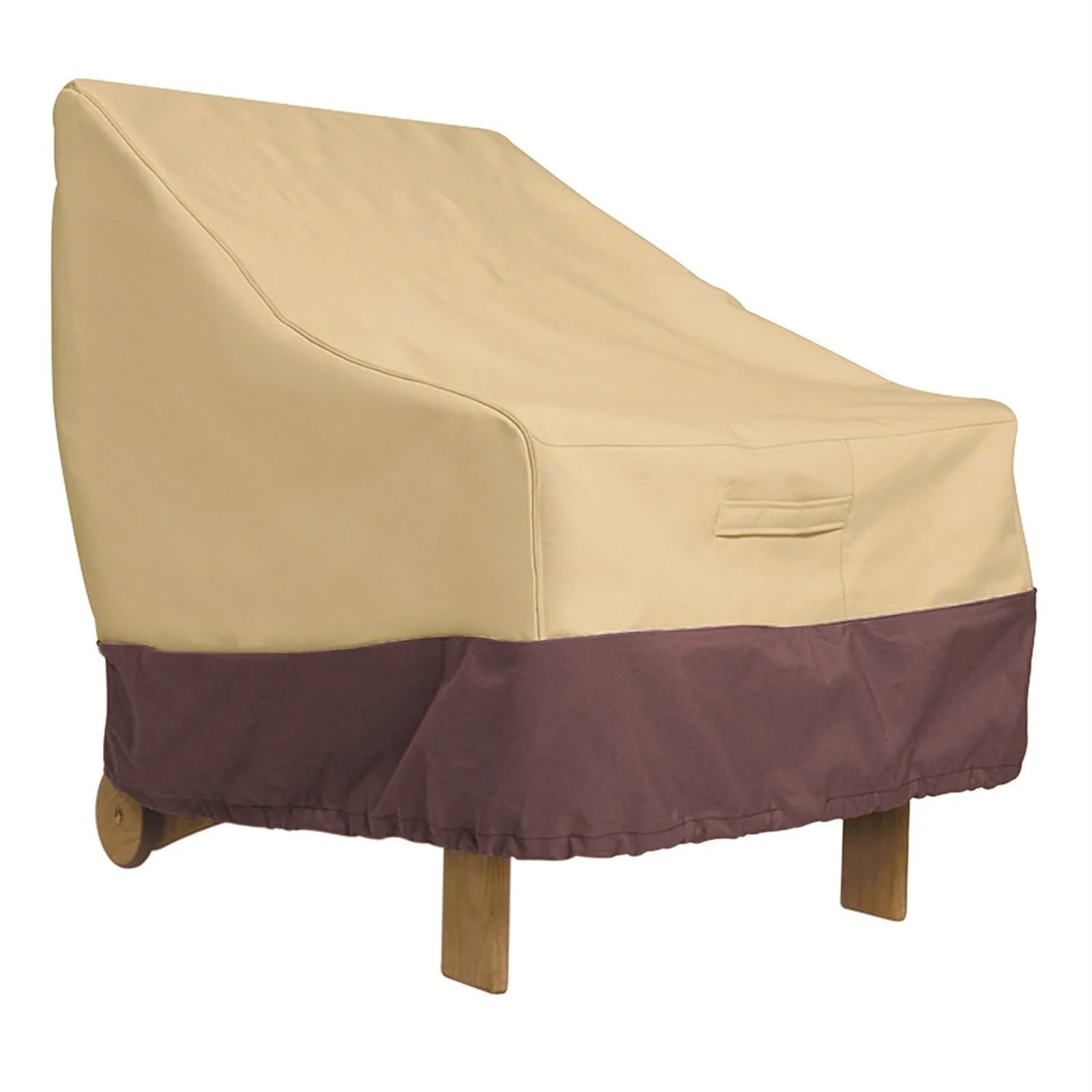 Iuvyta Beige Garden Furniture Cover Outdoor Sofa Chair Cover Waterproof Furniture Garden Table(,96.5X89x79cm)