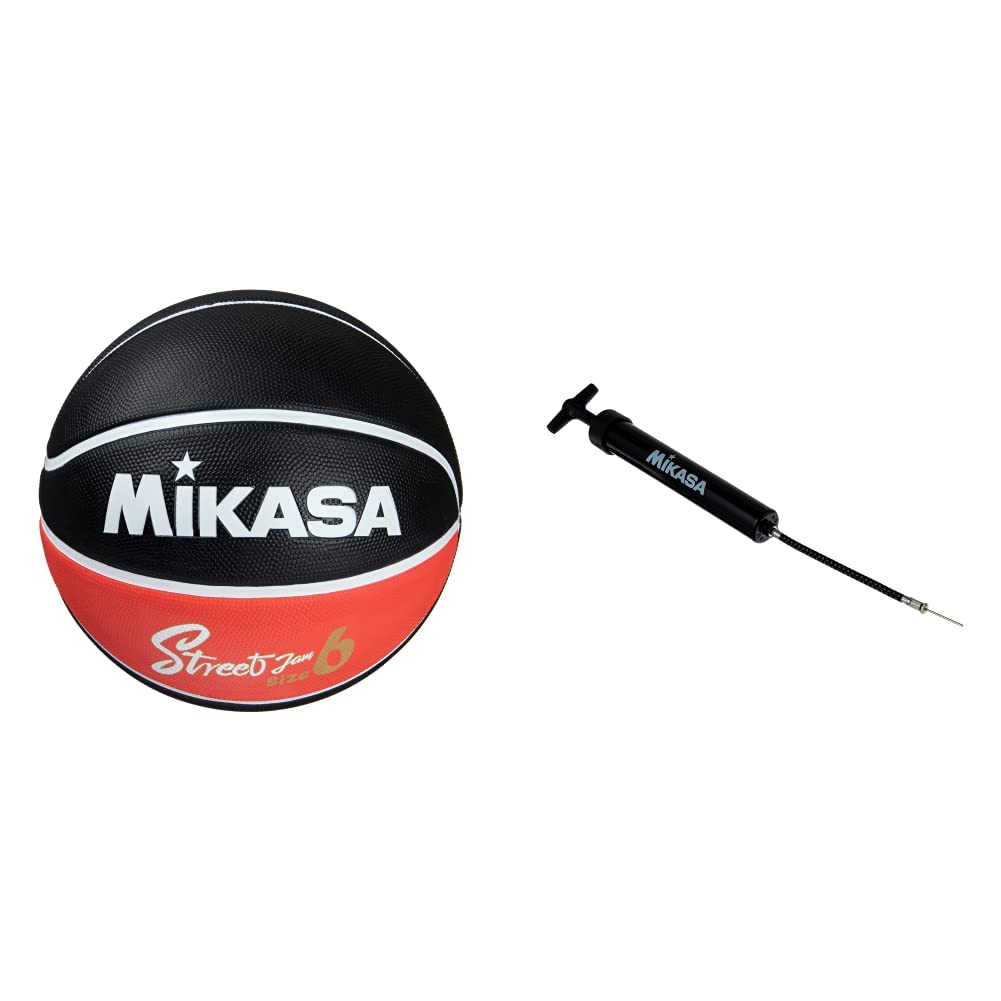 Amazon | ミカサ(MIKASA)バスケットボール6号 ゴム ブラック/レッド